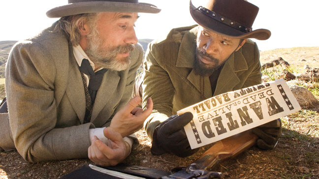 CHRISTOPH WALTZ and JAMIE FOXX star in DJANGO UNCHAINED