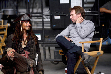 BTS: (L-R) JOHNNY DEPP, JERRY BRUCKHEIMER